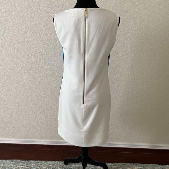 NWT Ted Baker Jamina Blue Beauty V Neck Slim Fit Tunic Dress Floral S-z 1, US-4 - Picture 3 of 16